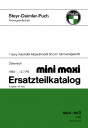 Puch Mini Maxi, 1-Gang-Automatik, Ersatzteilkatalog