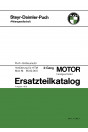 Puch 2-Gang-Motor mit Handschaltung, auch für KTM Hobby und Duo, Modell 1979/80, Ersatzteilkatalog