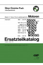 Puch DS 50 L, DS 50-4, V, R 50 V, VZ 50 V, M 50, M 50 SG, 4-Gang-Motor gebläsegekühlt, ab Baujahr 1968, Ersatzteilkatalog