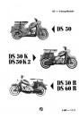 Puch MS50 VS50 MV50 DS50 DS60 Modelle Ersatzteilliste