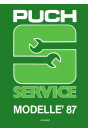 Puch Service Modelle 1987 Schweiz