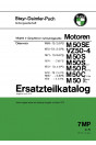 Puch 4-Gang-Motoren, fahrtwindgekühlt, M 50 SE , -4, S, Sport, R, Racing, C, Cross, GP, Grand Prix Ersatzteilkatalog
