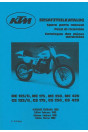 KTM Motorfahrzeugbau MC/GS 125/II, MC/ GS 175, MC/GS 250, MC/GS 420, Ersatzteilkatalog