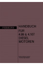 Perkins Dieselmotoren Typ 4.99 & 4.107, Betriebsanleitung und Ersatzteilliste