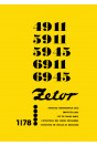 Zetor 4911, 5911, 5945, 6911, 6945 Ersatzteilliste